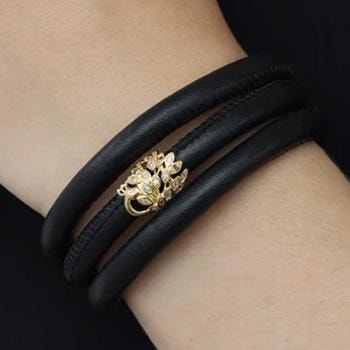 Kompatibel med læderarmbånd på 6 mm