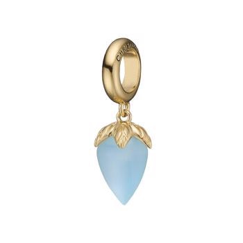 Christina Collect forgyldt sølv charm, Colorful charm til 4 mm læderarmbånd-Colorful Collection
