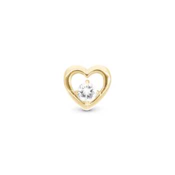 Lovingly charm, Forgyldt Sølv - Charm til 4 mm Christina armbånd