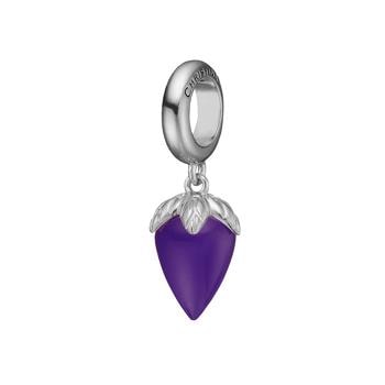 Christina Collect sølv charm, Colorful charm til 4 mm læderarmbånd-Colorful Collection