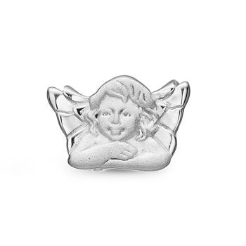 Sølv Sweet Angel charm til 4 mm læder-og sølvarmbånd