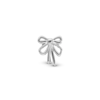 Bow charm, Sølv - Charm til 4 mm Christina armbånd