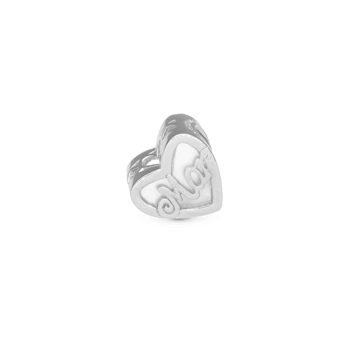 Verdens bedste Mor Sølv charm til 6 mm læderarmbånd
