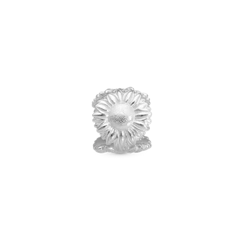 Sunflower  sølv charm til 6 mm læderarmbånd fra Christina Collect