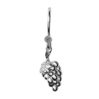 Christina Collect Grapes Fine, ørehænger med lille klase af vindruer i sterling sølv, model 670-S02