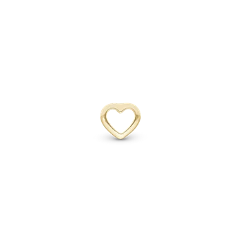 True Heart forgyldt sølv Ørehænger