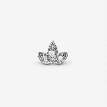 Flower, sølv Ørestik fra Christina Jewelry