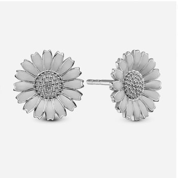 Marguerite, sølv Øreringe fra Christina Jewelry