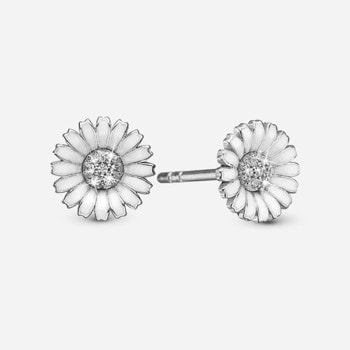 Marguerite CZ, sølv Øreringe fra Christina Jewelry