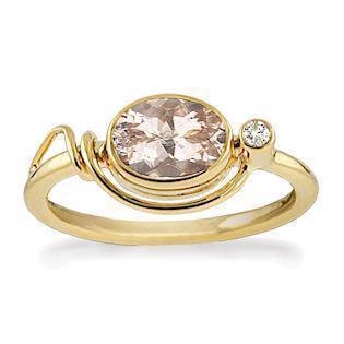 Rabinovich Sunrise GOLD Collection 14 karat guld Fingerring blank, model 67950339