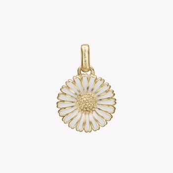Marguerite vedhæng i forgyldt sølv fra Christina Jewelry