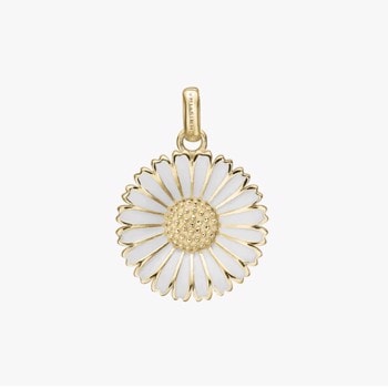 Marguerite vedhæng i forgyldt sølv fra Christina Jewelry
