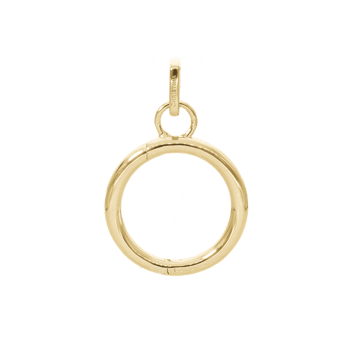 Collectors Oval vedhæng i forgyldt sølv fra Christina Jewelry