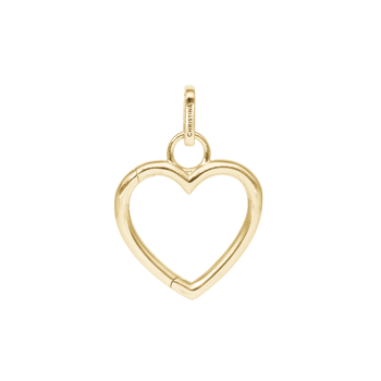 Collectors Heart vedhæng i forgyldt sølv fra Christina Jewelry