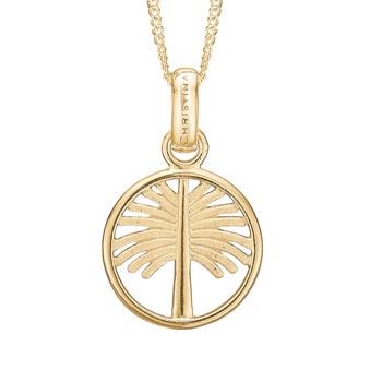 PALM TREE vedhæng forgyldt sterling sølv fra Christina Jewelry