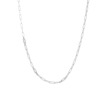 Shiny Links halskæde i sølv fra Christina Jewelry