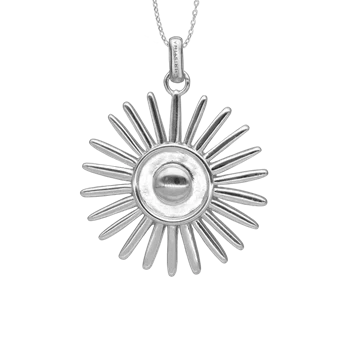 Sunshine vedhæng og halskæde i Sterling sølv  fra Christina Jewelry