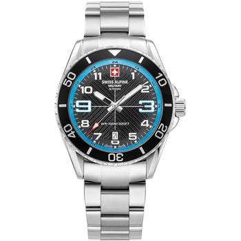 Swiss Alpine Military Raptor quartz herre ur
