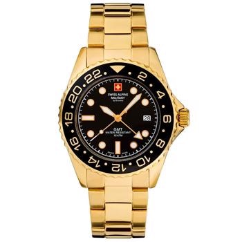 Swiss Alpine Military Military GMT quartz herre ur