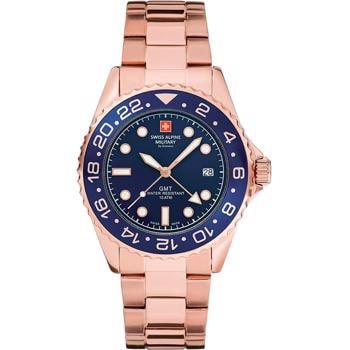 Swiss Alpine Military Military GMT quartz herre ur