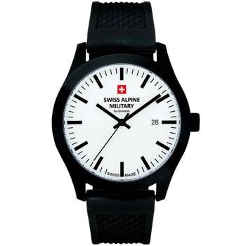 Swiss Alpine Military Sport PVD coated stål quartz herre ur, model 7055.1873