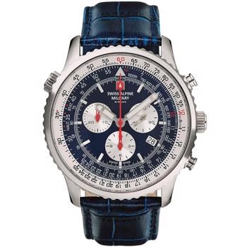 Swiss Alpine Military Military Chrono Stål quartz herre ur, model  7078.9535 