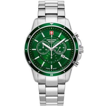 Swiss Alpine Military Military Chrono Stål quartz herre ur, model 7089.9134 