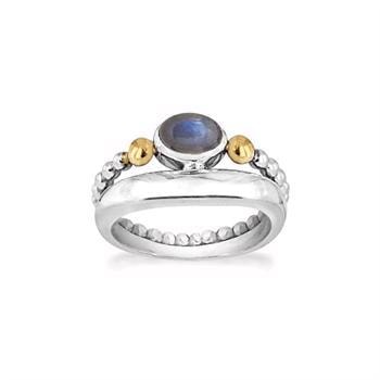 Rabinovich Sterling sølv fingerring, Golden Shadow med blank overflade, model 72217334