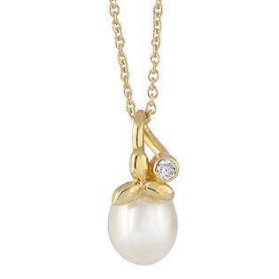 Rabinovich Rain Drop forgyldt sølv Collier blank, model 73220101