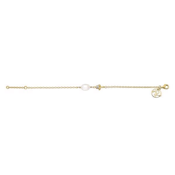 Rabinovich Sterling sølv armbånd, Rain Drop med forgyldt overflade, model 73220201