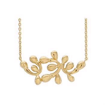 Rabinovich forgyldt sterling sølv collier, Dancing Drops med