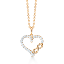 Støvring Design 14 kt guld Collier,  med blank overflade, model 76242964