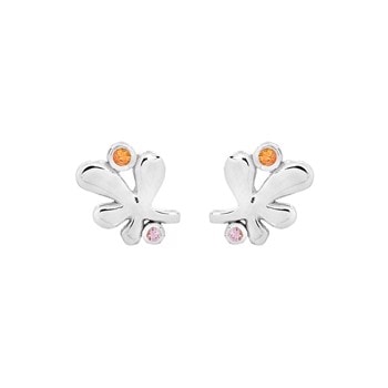 Rabinovich SUNSET Sterling sølv øreringe med orange, gul og pink safir