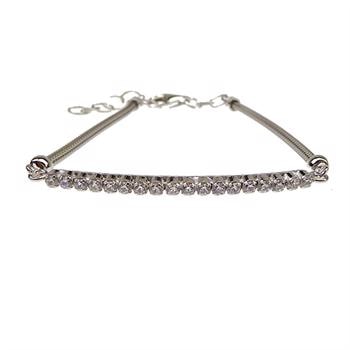 San-Link of joy Round Knitted Foxtail 925 Sterling Sølv Armbånd blank, model 77005-A