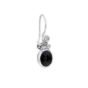 Rabinovich Flourish  sterling sølv ørering med Spinel og zirkonia