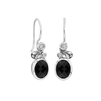 Rabinovich Flourish  sterling sølv øreringe med Spinel og zirkonia