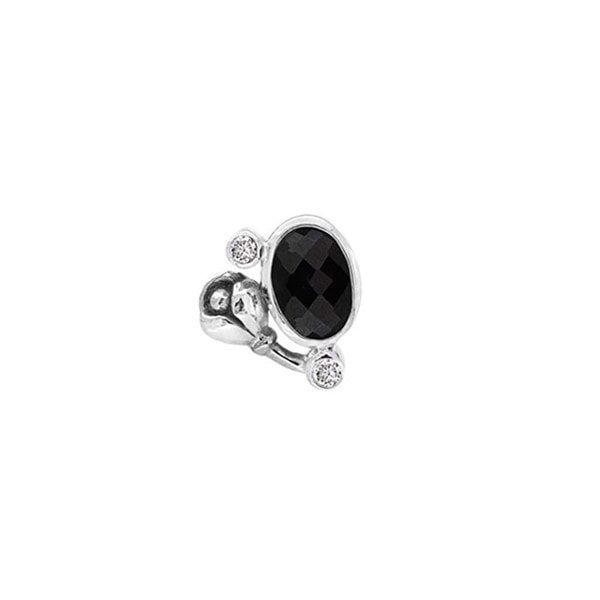 Rabinovich Flourish  sterling sølv ørering med Spinel og zirkonia