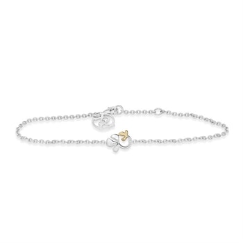 Rabinovich Golden Life sterling sølv armbånd med detalje i 14 karat guld