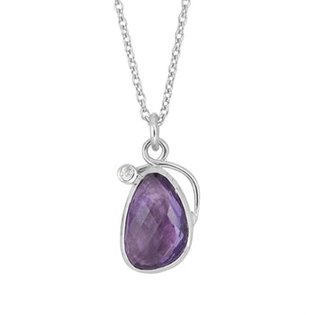 Rabinovich Breezy  sterling sølv vedhæng med Amethyst og topas
