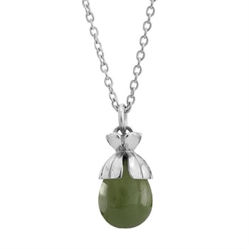Rabinovich Crown Imperial sterling sølv vedhæng med serpentine