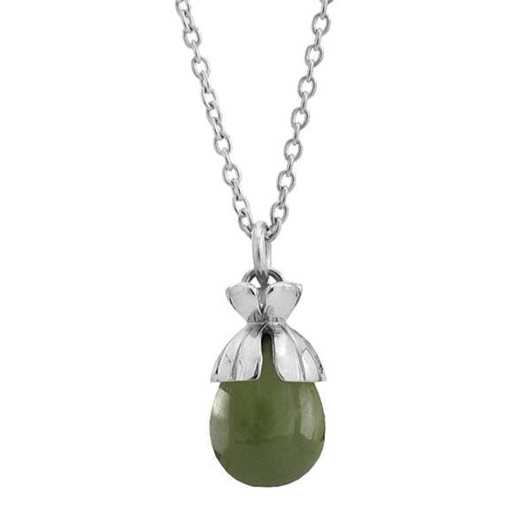 Rabinovich Crown Imperial sterling sølv vedhæng med serpentine