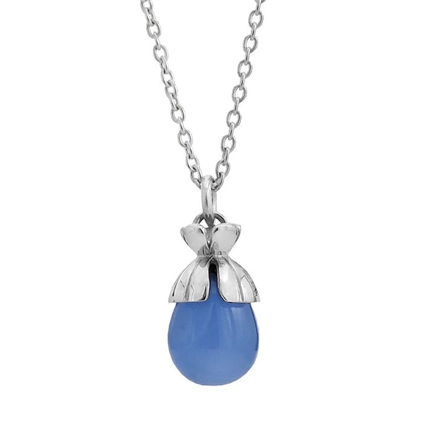 Rabinovich Crown Imperial sterling sølv vedhæng med Calcedon