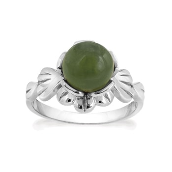 Rabinovich Crown Imperial sterling sølv fingerring med serpentine