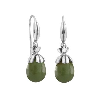 Rabinovich Crown Imperial  sterling sølv øreringe med serpentine