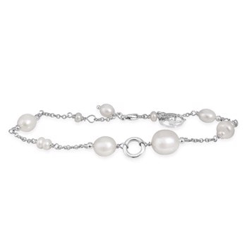 Rabinovich Melrose sterling sølv armbånd med ferskvandsperler
