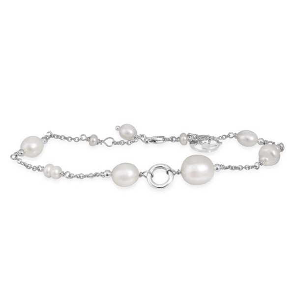Rabinovich Melrose sterling sølv armbånd med ferskvandsperler