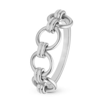 Model 2.25.A, Ring med links 925 sterling sølv  hos Guldsmykket.dk