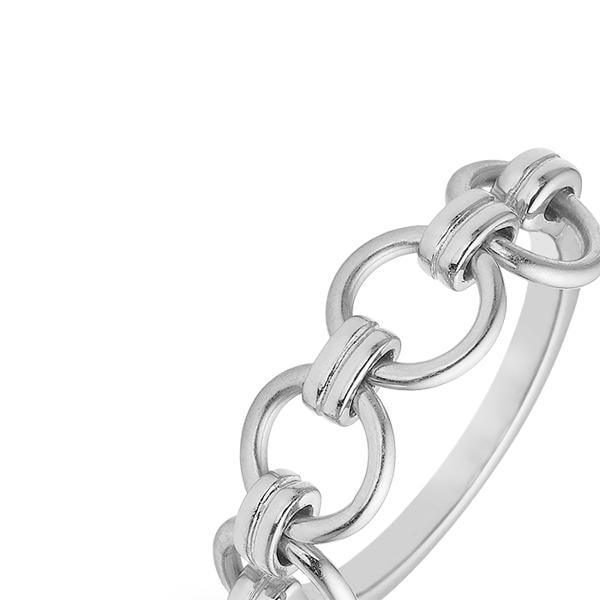 Model 2.25.A-57, Ring med links 925 sterling sølv  hos Guldsmykket.dk