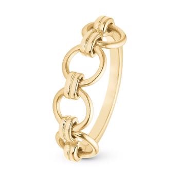 Model 2.25.B, Ring med links 925 sterling sølv  hos Guldsmykket.dk