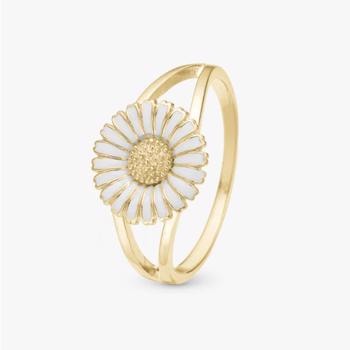 Christina Jewelry forgyldt Fingerring med smuk marguerite